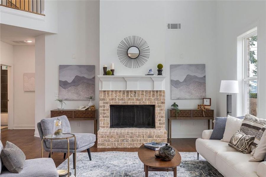 Furnished interior view inside a new home in , Watkinsville (Image 18).