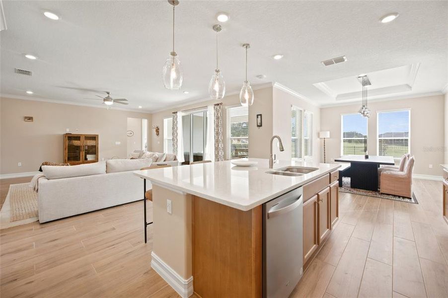 Furnished interior view inside a new home in Ocala Preserve, Ocala (Image 17).