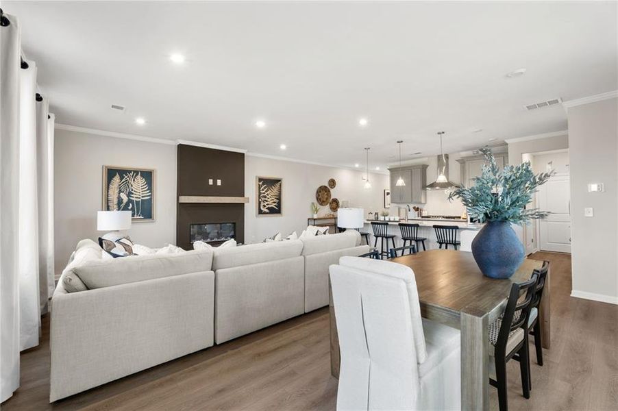 Furnished interior view inside a new home in Lake Shore, Winder (Image 16).