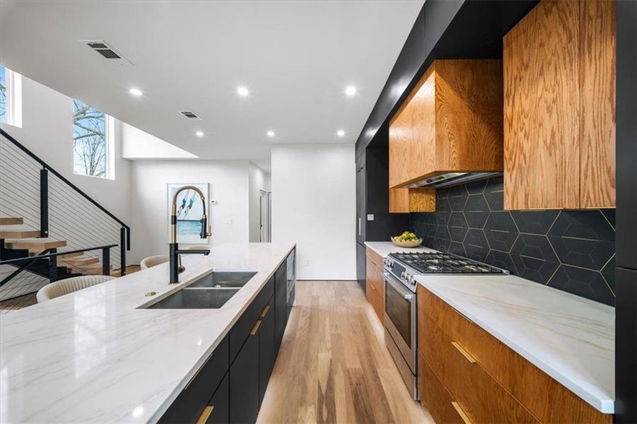 Furnished interior view inside a new home in , Atlanta (Image 29).