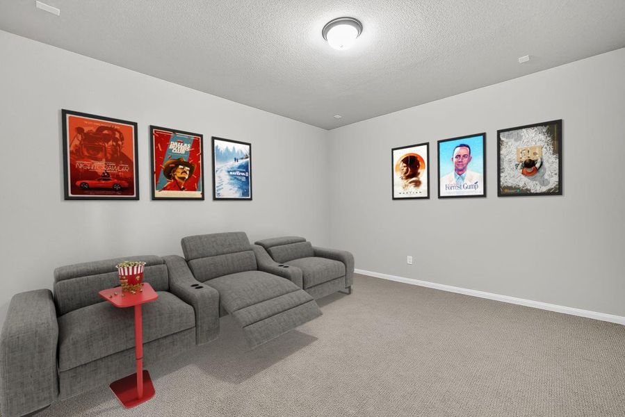 Furnished interior view inside a new home in Spring Brook Village - Luxe Series, Houston (Image 14).