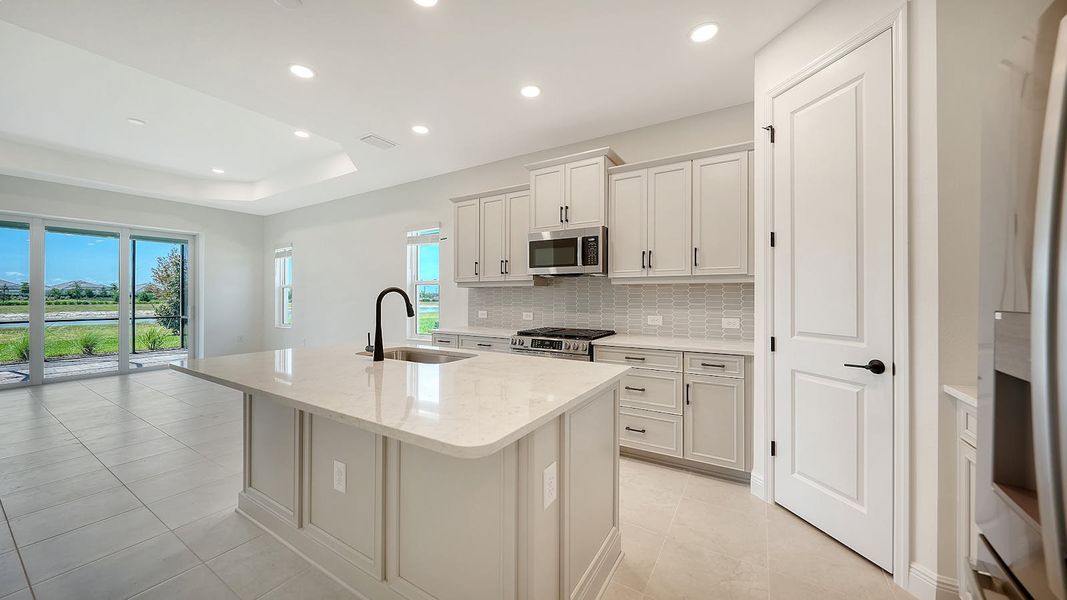 Furnished interior view inside a new home in Palmera Real Estate and Homes for Sale in Venice, FL - Neal Communities, Venice (Image 6). Furnished interior view inside a new home in Palmera Real Estate and Homes for Sale in Venice, FL - Neal Communities, Venice (Image 6).