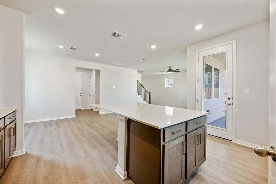 Furnished interior view inside a new home in The Cottages at La Cima, San Marcos (Image 8). Furnished interior view inside a new home in The Cottages at La Cima, San Marcos (Image 8).