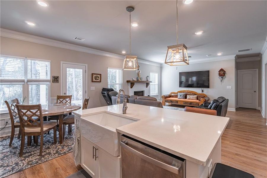 Furnished interior view inside a new home in Enclave at Brookside Crossing, Auburn (Image 29).