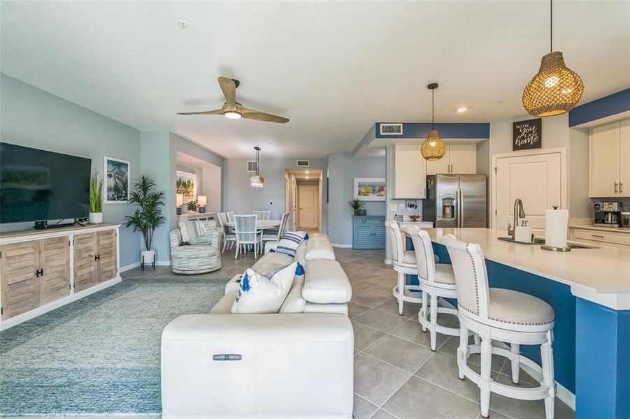 Furnished interior view inside a new home in , Venice (Image 7).