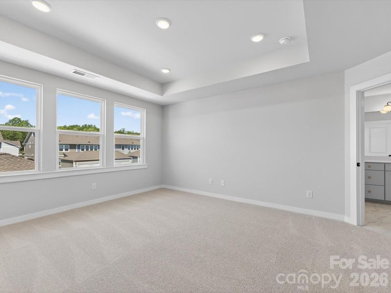 Spacious, unfurnished interior of a new home in North Creek Village - Townhomes, Huntersville (Image 26). Spacious, unfurnished interior of a new home in North Creek Village - Townhomes, Huntersville (Image 26).