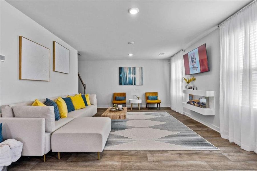 Furnished interior view inside a new home in Southern Hills, McDonough (Image 22).