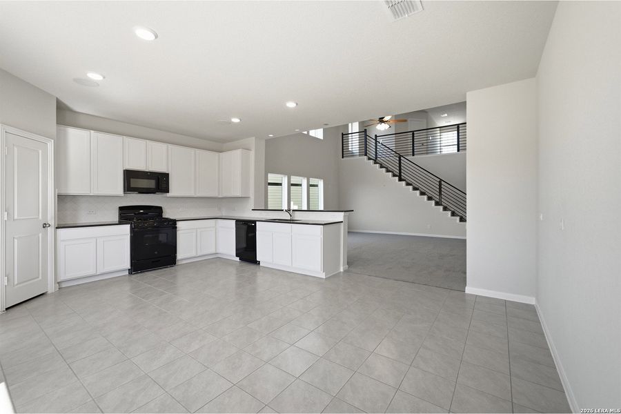 Furnished interior view inside a new home in Hickory Ridge, Elmendorf (Image 10).