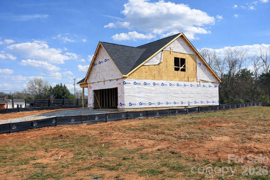 In-progress construction of a new home in , Statesville, NC (Image 5).