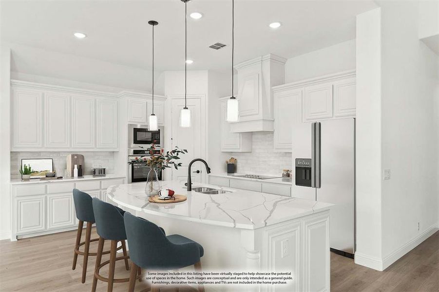 Furnished interior view inside a new home in Crystal Lake Estates, Red Oak (Image 16).