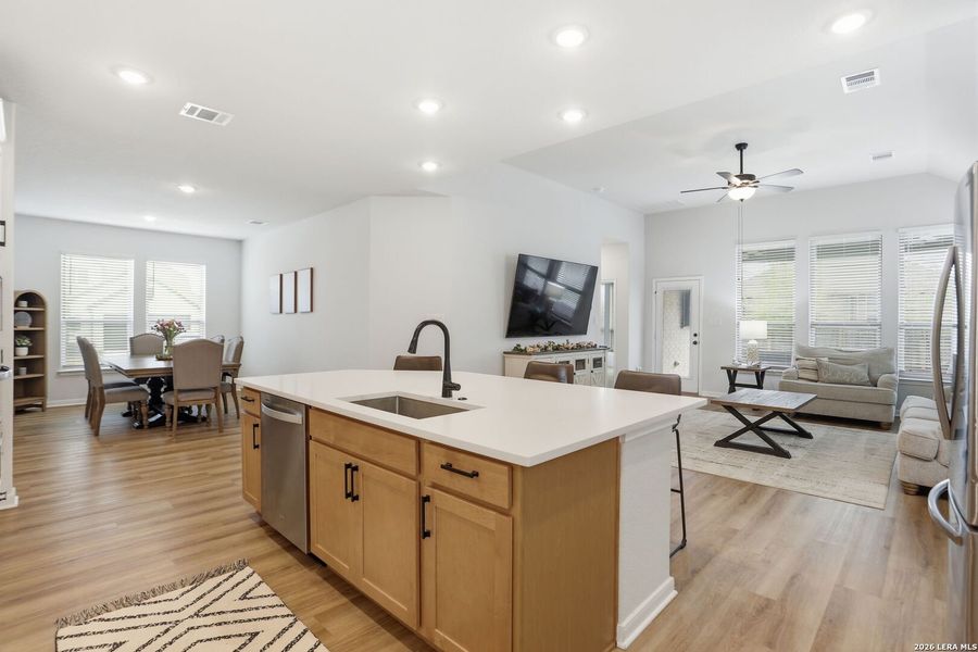 Furnished interior view inside a new home in Davis Ranch, San Antonio (Image 38).