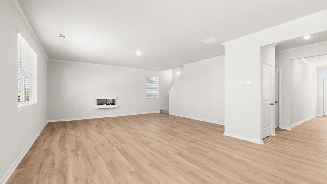 Representative unfurnished interior of a home built from the Hanover by D.R. Horton in Braselton Village, Braselton (Image 15). Representative unfurnished interior of a home built from the Hanover by D.R. Horton in Braselton Village, Braselton (Image 15).