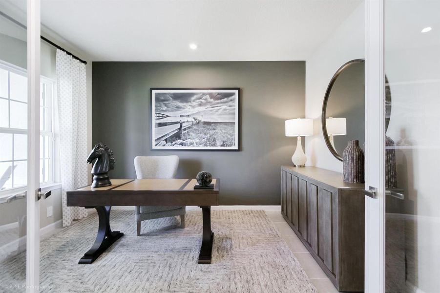 Furnished interior view inside a new home in Spirit of Sebastian, Sebastian (Image 12).