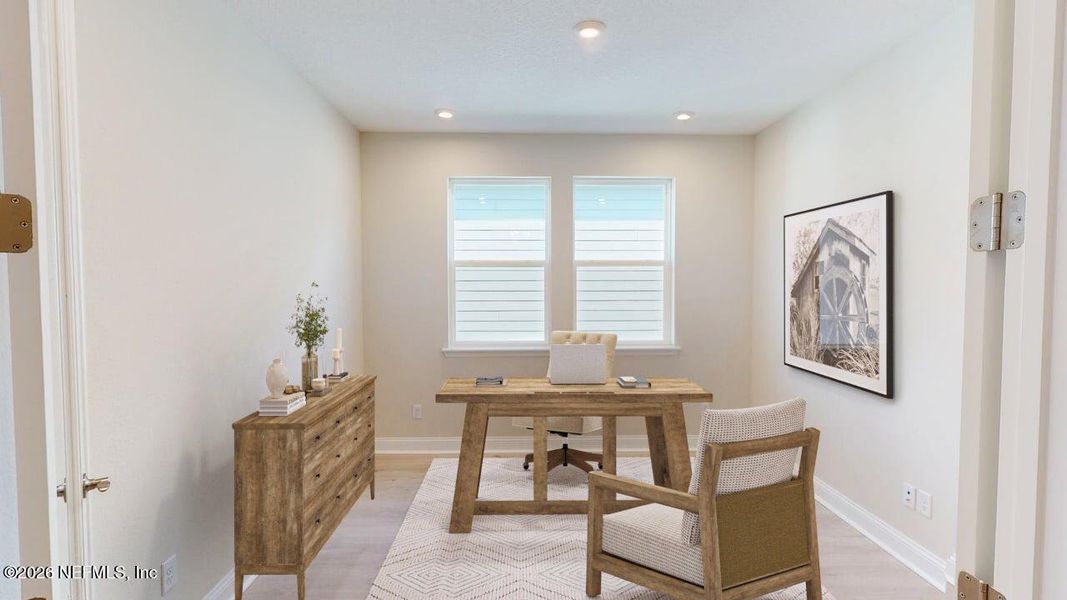 Furnished interior view inside a new home in RiverTown, St. Johns (Image 5).