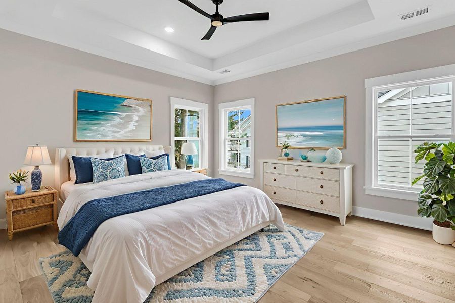 Furnished interior view inside a new home in , Charleston (Image 14).