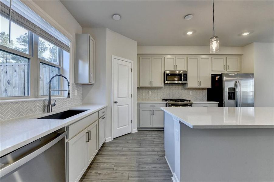 Furnished interior view inside a new home in , Marietta (Image 12).