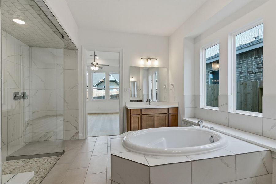 Furnished interior view inside a new home in Brookewater, Rosenberg (Image 17).