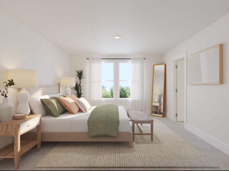 Furnished interior view inside a new home in Avery Farms - Ridge Series, Murfreesboro (Image 6).