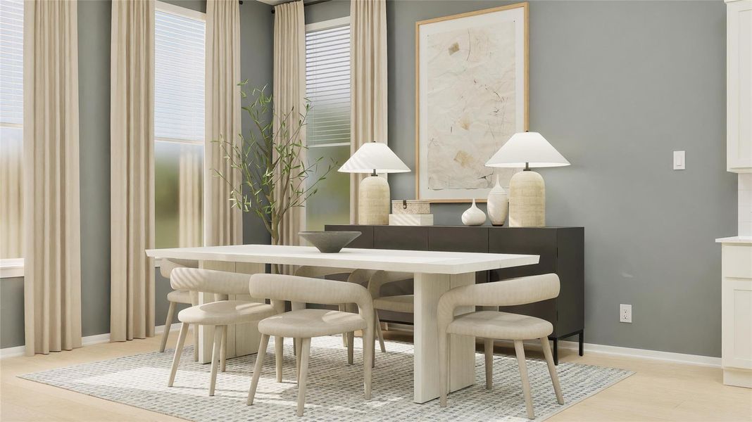 Furnished interior view inside a new home in Anniston, Katy (Image 16).