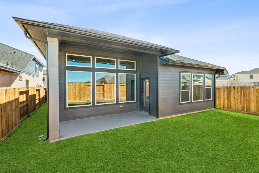 Exterior details and patio area of a home in Jubilee, Hockley (Image 3).