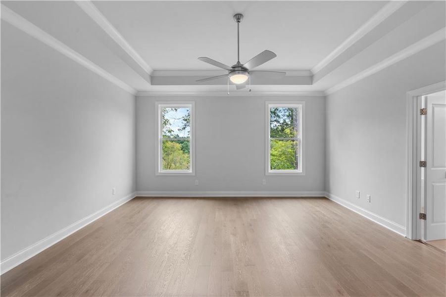 Spacious, unfurnished interior of a new home in Ward's Crossing Townhomes, Johns Creek (Image 19). Spacious, unfurnished interior of a new home in Ward's Crossing Townhomes, Johns Creek (Image 19).