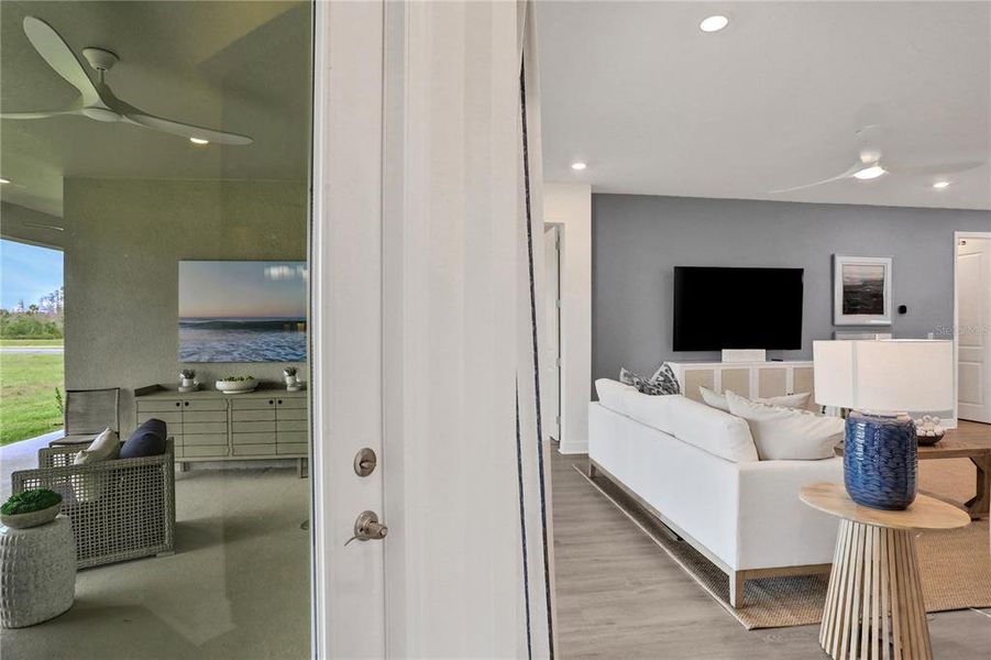 Furnished interior view inside a new home in Angeline, Land O' Lakes (Image 8).