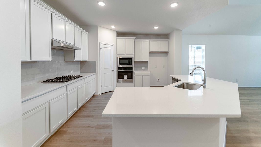 Furnished interior view inside a new home in Sunfield, Buda (Image 7).