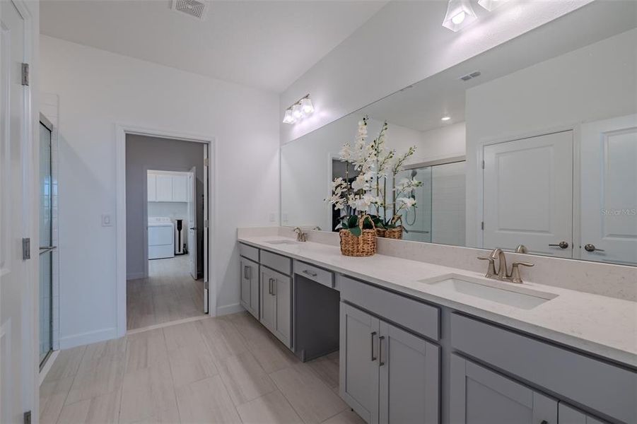 Furnished interior view inside a new home in Prosperity Lakes, Parrish (Image 40).