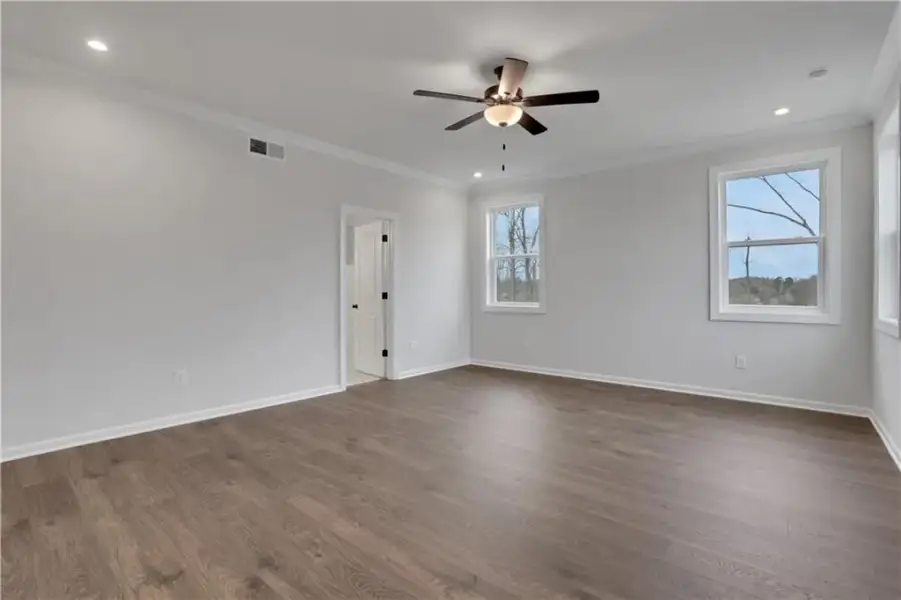 Spacious, unfurnished interior of a new home in Acacia, Cumming (Image 18). Spacious, unfurnished interior of a new home in Acacia, Cumming (Image 18).