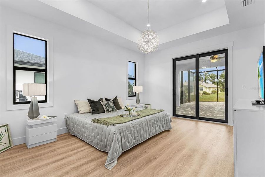 Furnished interior view inside a new home in , Rotonda West (Image 10).