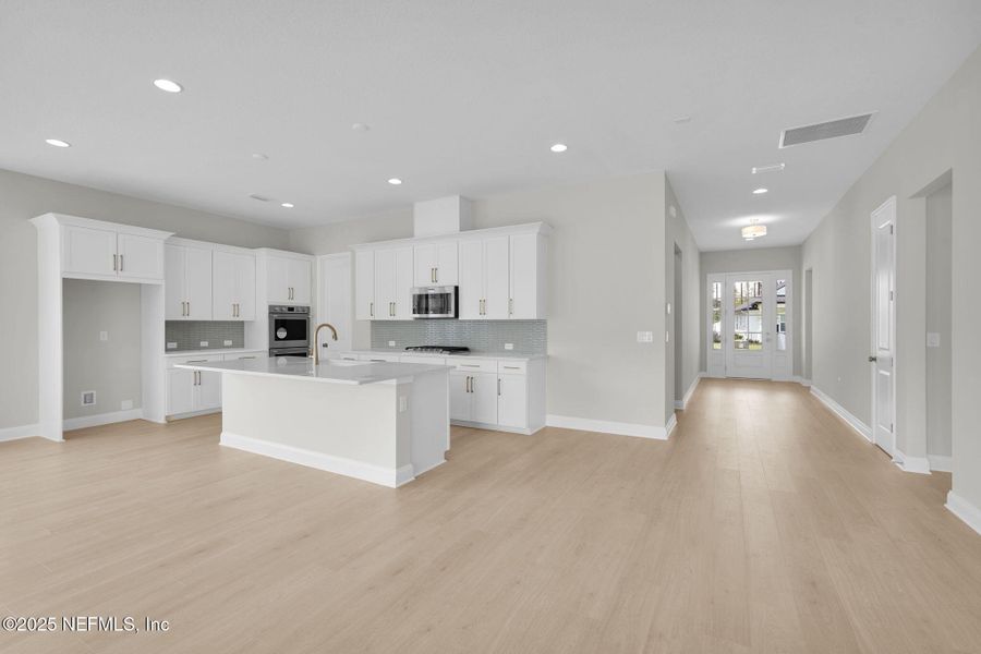 Furnished interior view inside a new home in Forest Park at Wildlight, Yulee (Image 6).