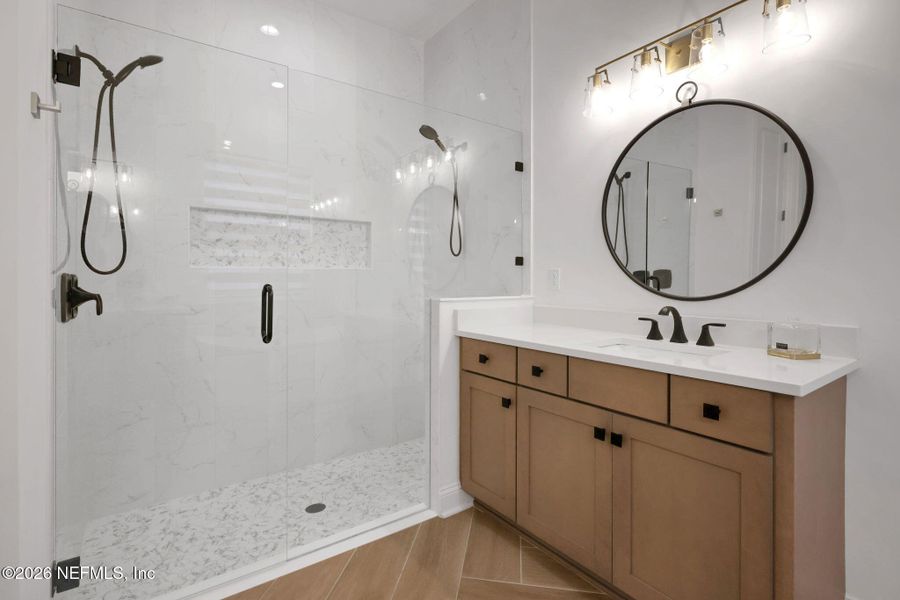 Furnished interior view inside a new home in , Ponte Vedra (Image 44).