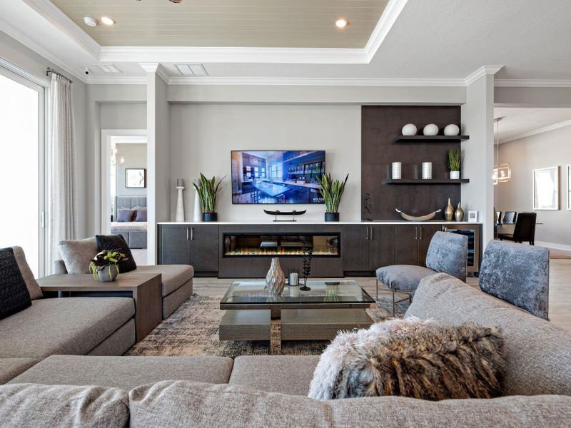 Furnished interior view inside a new home in PGA Village Verano, Port St. Lucie (Image 5).