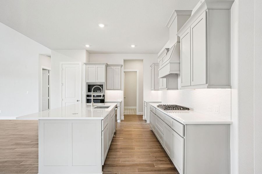 Furnished interior view inside a new home in Del Bello Lakes 60', Manvel (Image 15).