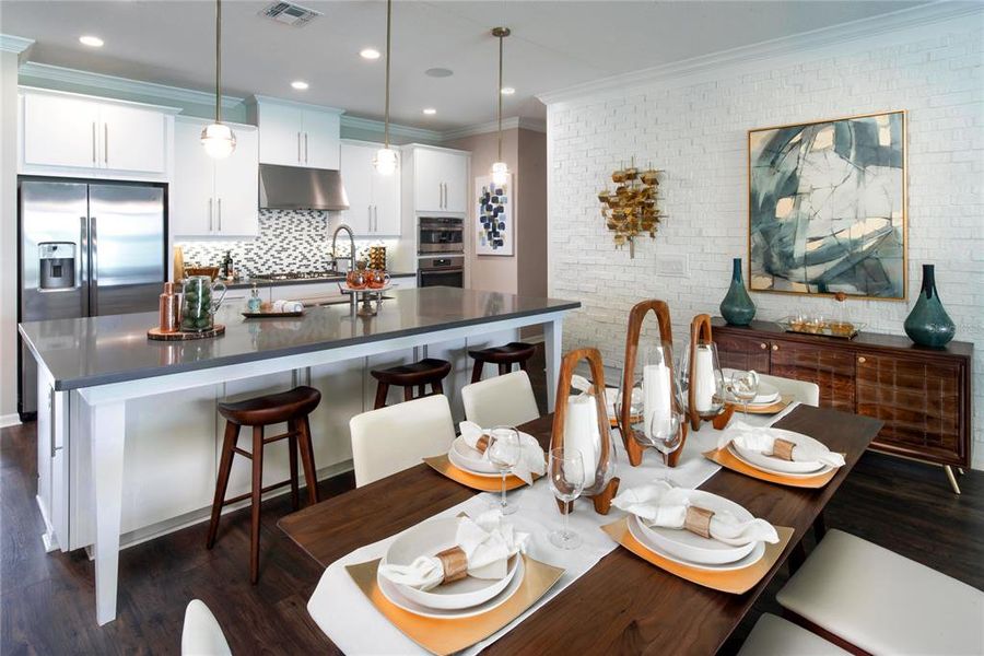 Furnished interior view inside a new home in Hammock at Two Rivers, Zephyrhills (Image 11).
