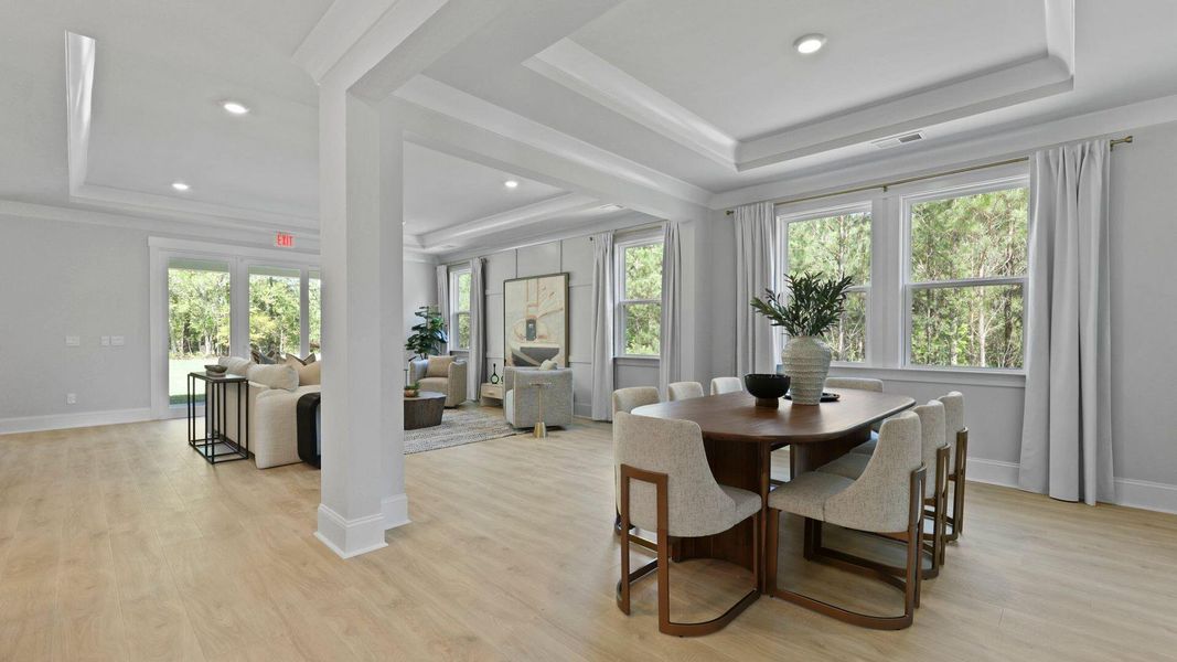 Furnished interior view inside a new home in Berkeley Bay, Ridgeville (Image 8).