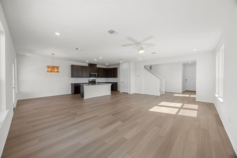 Spacious, unfurnished interior of a new home in Salerno - Heritage Collection, Round Rock (Image 28). Spacious, unfurnished interior of a new home in Salerno - Heritage Collection, Round Rock (Image 28).