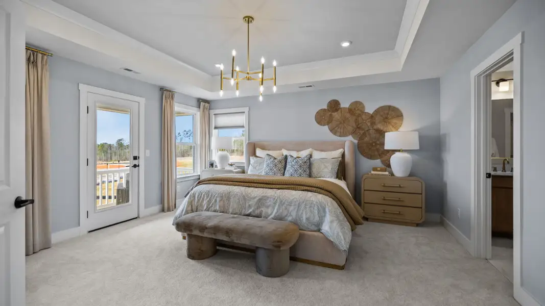 The Stonefield Plan by DRB Homes in McBride Indian Trail, NC - Primary Bedroom