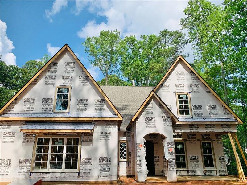 In-progress construction of a new home in , Powder Springs, GA (Image 2). In-progress construction of a new home in , Powder Springs, GA (Image 2).