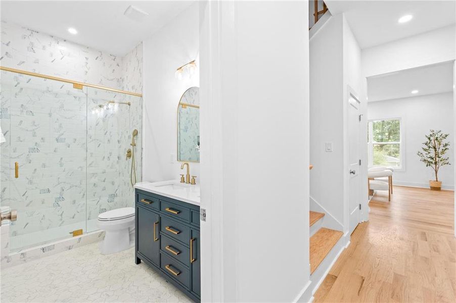 Furnished interior view inside a new home in , Atlanta (Image 5). Furnished interior view inside a new home in , Atlanta (Image 5).