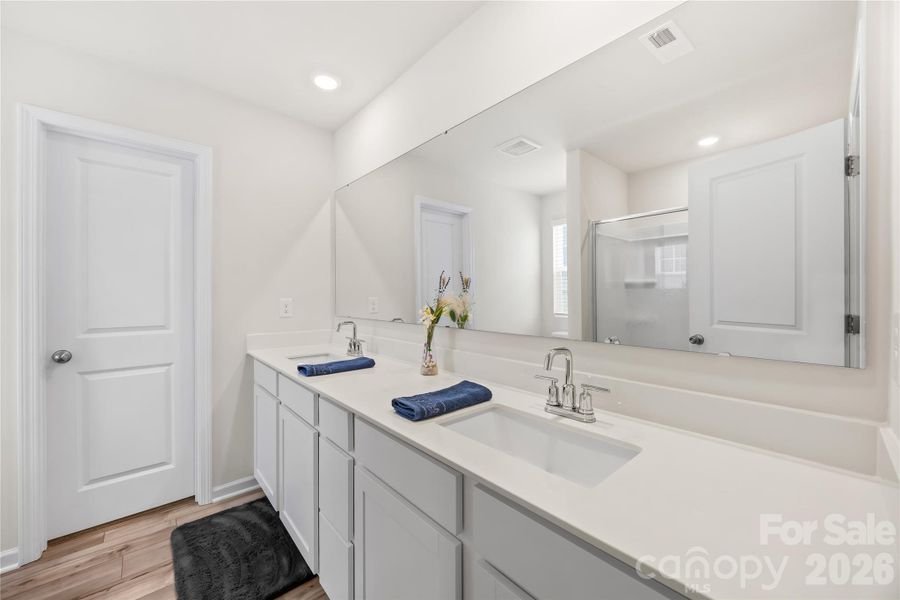 Furnished interior view inside a new home in Sullivan Farm, Statesville (Image 17).
