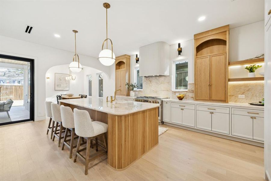 Furnished interior view inside a new home in , Dallas (Image 8).