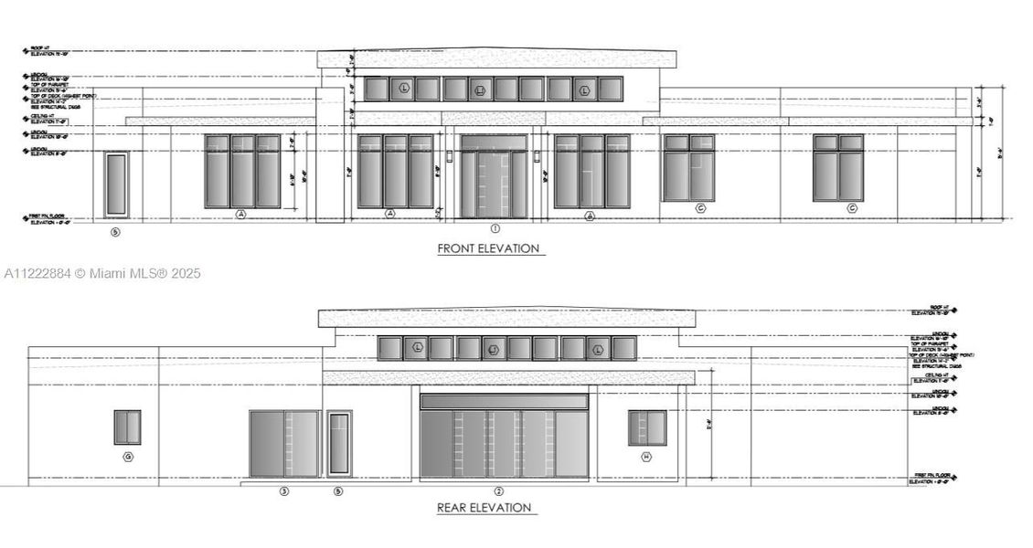 Exterior rendering of this home design in , Palmetto Bay, FL (Image 3).