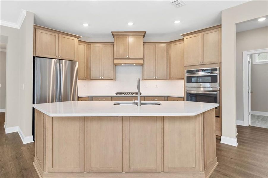 Furnished interior view inside a new home in The Courtyards at Bailey Farms, Dacula (Image 10).