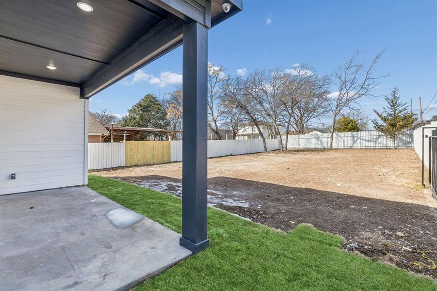 Exterior details and patio area of a home in , Dallas (Image 22). Exterior details and patio area of a home in , Dallas (Image 22).