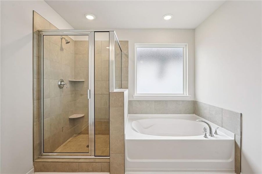 Furnished interior view inside a new home in Harmony Manor, Fairburn (Image 30).