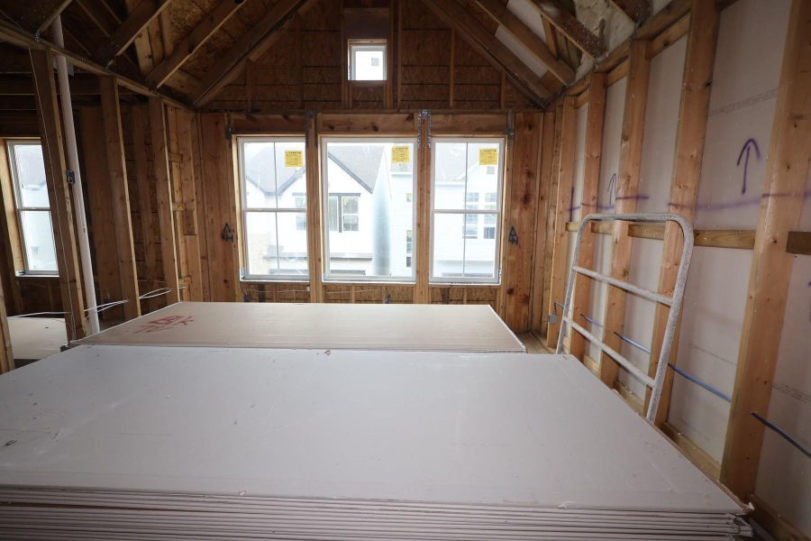 In-progress construction of a new home in Retreat at Oak Park, Houston, TX (Image 6).