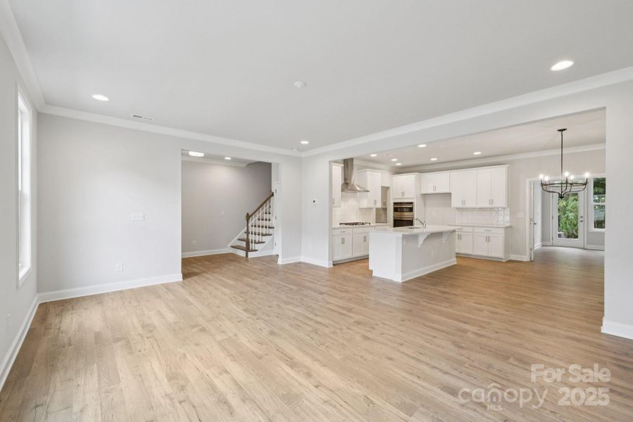 Spacious, unfurnished interior of a new home in Walk23, Huntersville (Image 36).