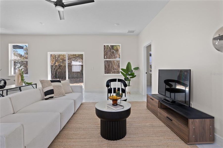 Furnished interior view inside a new home in , Casselberry (Image 17). Furnished interior view inside a new home in , Casselberry (Image 17).