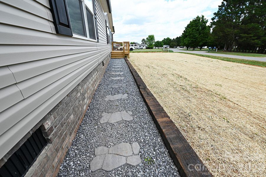 Exterior details and patio area of a home in , Stony Point (Image 25).